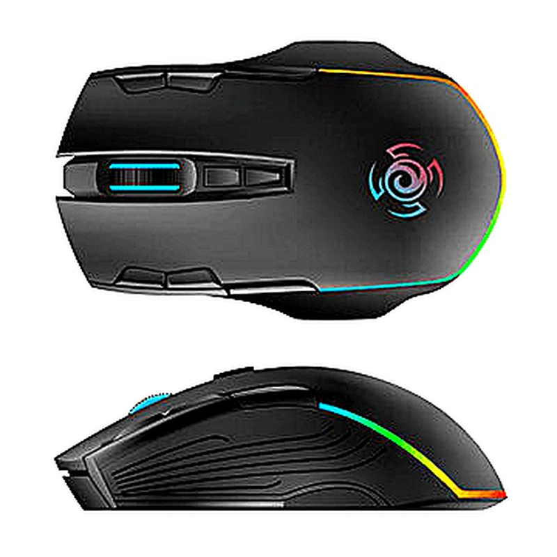 New Private mode Wired and wireless ergonomic high end 12000dpi Gaming Mouse big size gaming mouse  For PC Gamer and office