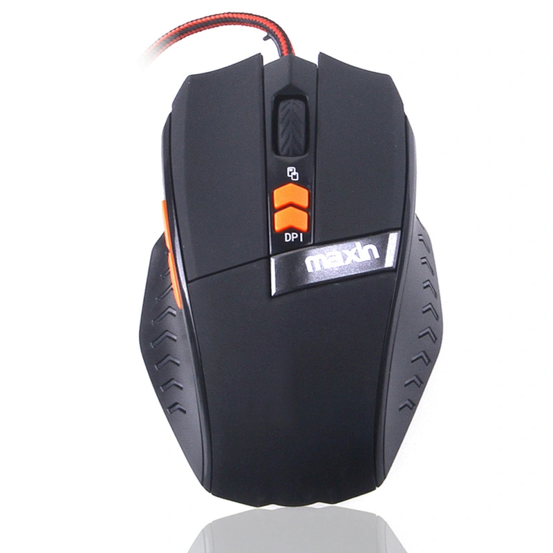 RGB gaming mouse with 7 programmable keys
