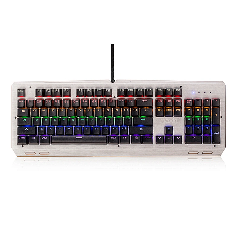 Best selling Cool design Computer Accessories Full Keys Anti-ghosting Aluminum Mechanical Gaming Keyboard