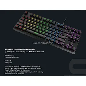 Maxin K638 mechanical keyboard with RGB effect