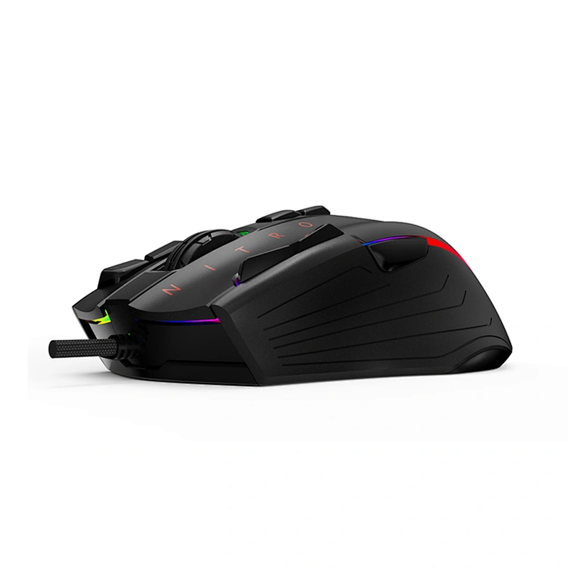 RGB Gaming Mouse 12000~16000 DPI Adjustable Backlight 11 Mechanical Button USB Wired Gamer Mouses with laser IC