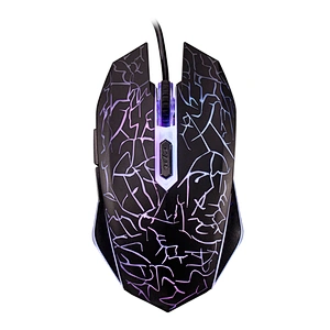 Gaming Mouse For PC Laptop- USB Wired-Optical Sensor Adjustable in-game up to 6400DPI RGB Lighting Software
