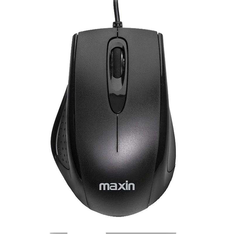 Wired USB Mouse, 3-Buttons, Optical mouse, Ambidextrous PC / Mac / Laptop - Black
