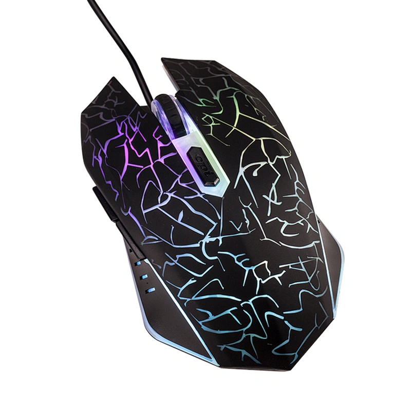 Gaming Mouse Wired, USB Optical Computer Mice with RGB Backlit, 4 Adjustable DPI Up to 3200, Ergonomic Gamer Laptop PC Mouse