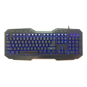 Membrane gaming keybaord with rianbow single RGB backlight