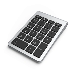 2.4G 22 Keys Wireless mini Scissor Structure Slim design Numeric Keypad for accounting staff