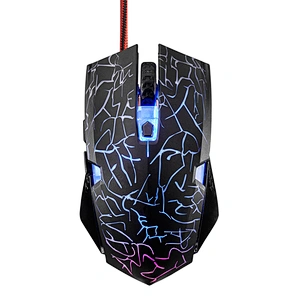 Wired Gaming Mouse USB Optical Computer Mice with RGB Backlit with 6 Programmable Buttons