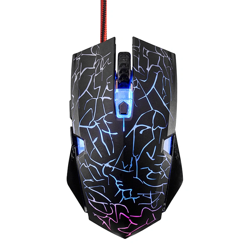 Wired Gaming Mouse USB Optical Computer Mice with RGB Backlit with 6 Programmable Buttons