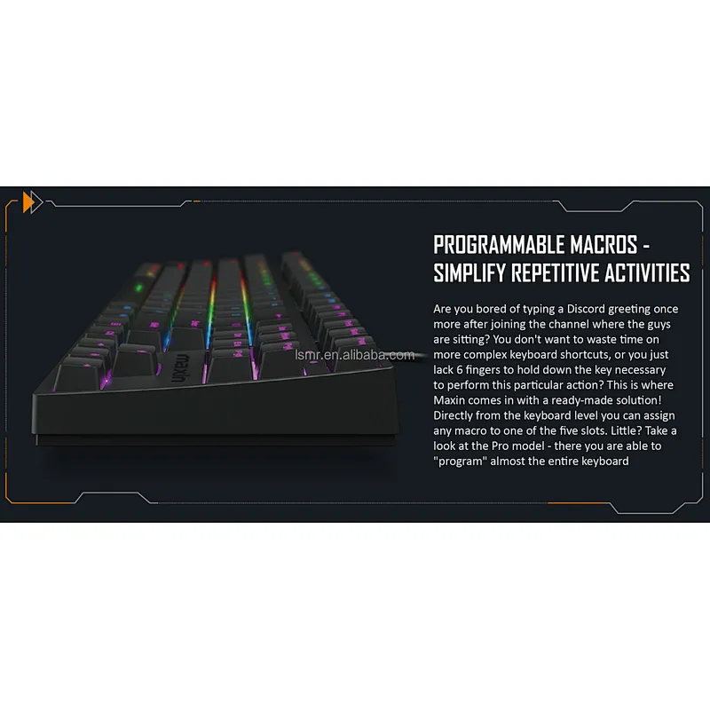 Maxin K638 mechanical keyboard with RGB effect from China Manufacturer ...