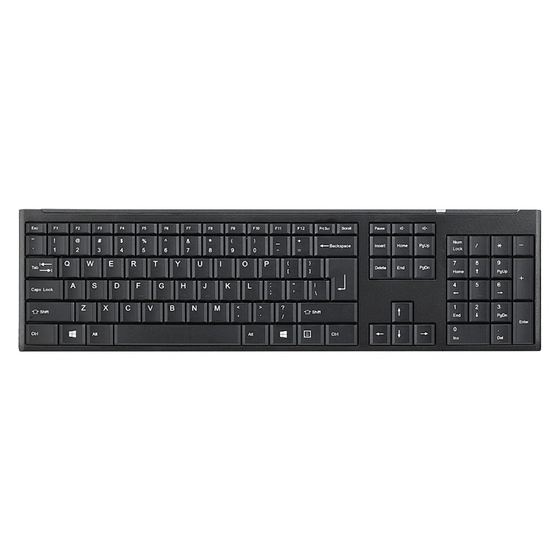 Slim shape design wireelss office combo chocolate keycaps slient switch  for wireless keyboard mouse