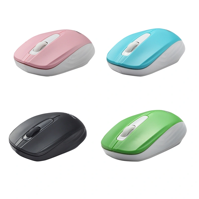 2021 New Ultra-Thin Mini Wireless Mouse Silent Mute Battery Black Computer Mouse