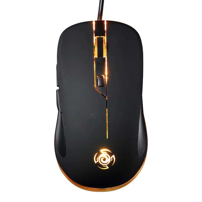 RGB Backlit USB Wired Optical Gaming Mouse for PC Computer Gaming - 6 Programmable Buttons - Ergonomic shape