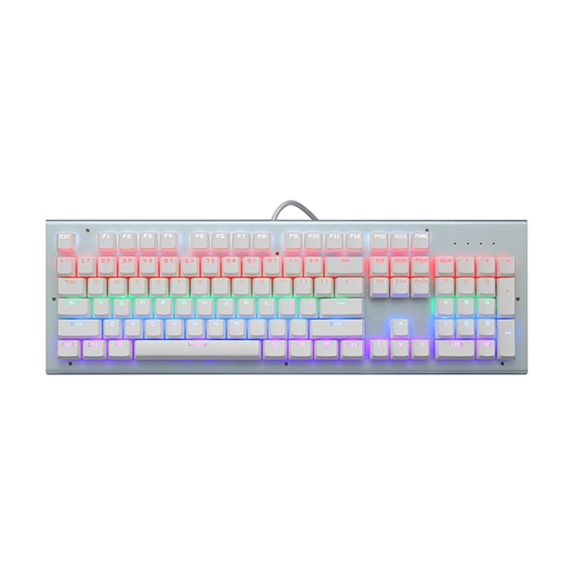RGB backlit Mechanical Gaming Keyboard best selling Cool design Computer Accessories Full Keys Anti-ghosting Aluminum