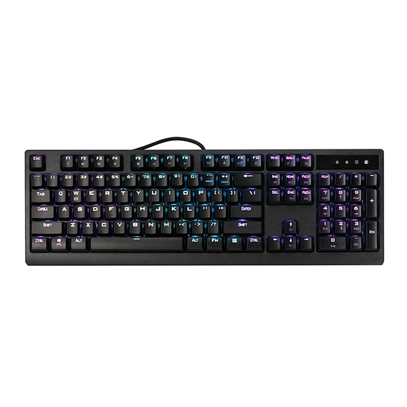 Computer Accessories Full Keys Anti-ghosting Mechanical Gaming Keyboard Best selling with  16.8 Million Colors RGB LED Backlit