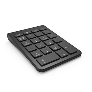 2.4G 22 Keys Wireless mini Scissor Structure Slim design Numeric Keypad for accounting staff