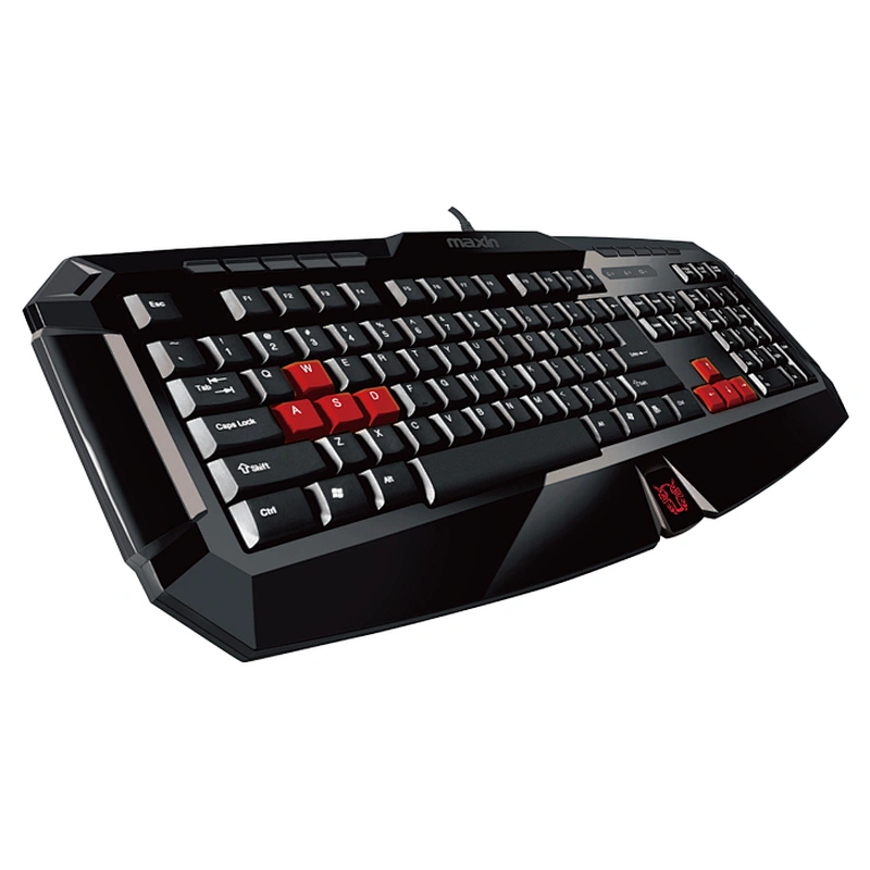 Maxin k608 RGB 背光电竞薄膜键盘
