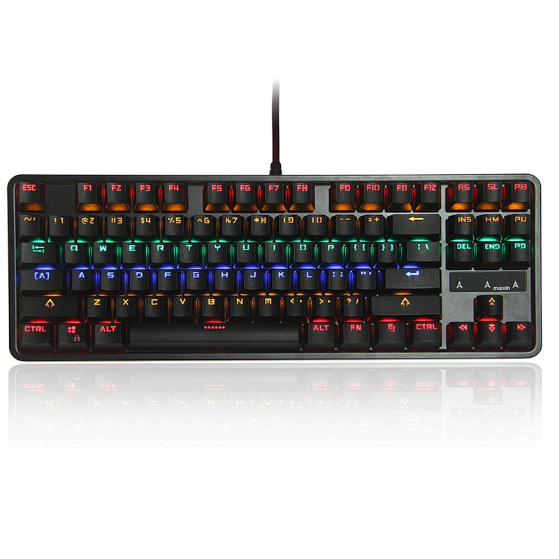 Multifunctional cheap gamer keyboards led retro rgb game mechanical keyboard with high quality