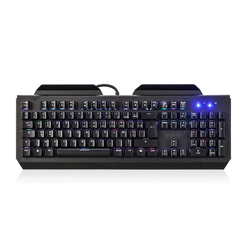 Full size best selling Cool design Computer Accessories Full Keys Anti-ghosting Aluminum Mechanical Gaming Keyboard