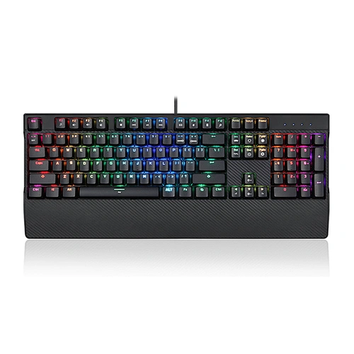 Best selling Computer Accessories Full Keys Anti-ghosting Mechanical Gaming Keyboard with RGB backlit