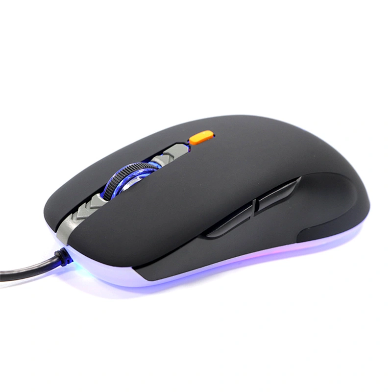 Gaming Mouse 4000 DPI & 6 Programmable Buttons Professional Wired Mouse with Comfortable Full Size Mice