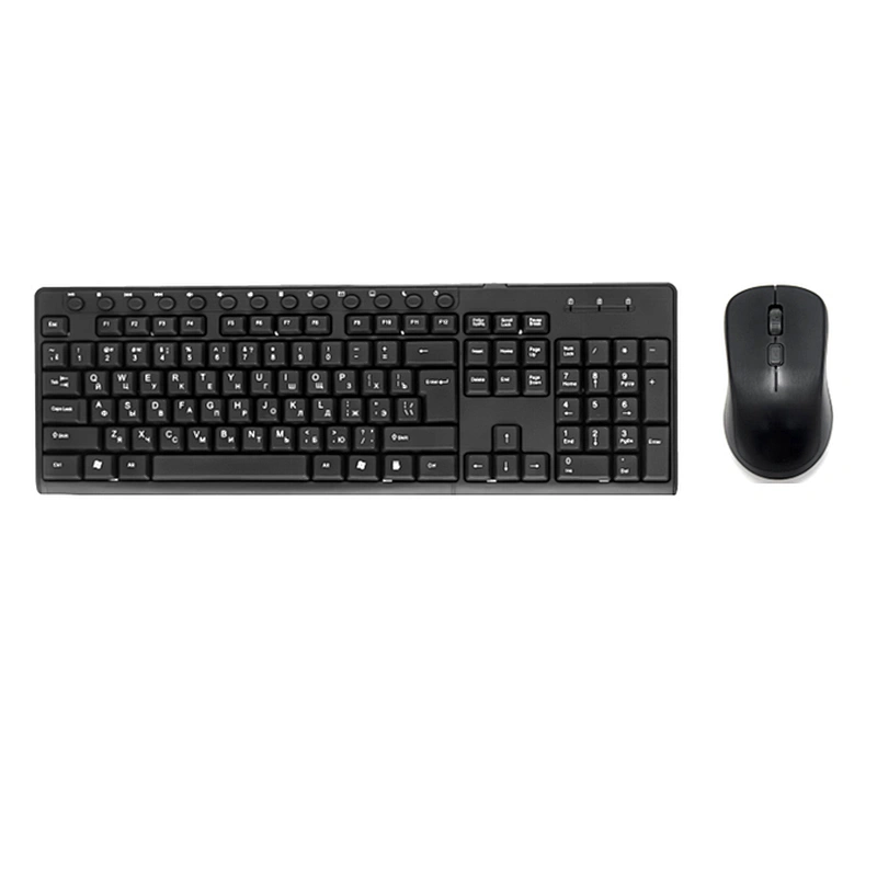 2.4Ghz wireless combo with multimedia function ergonomic design shape for business office