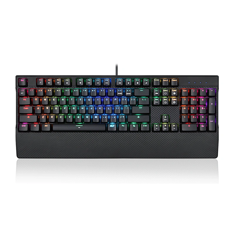 Brand new rgb game cheap gamer keyboards led mechanical keyboard retro with high quality