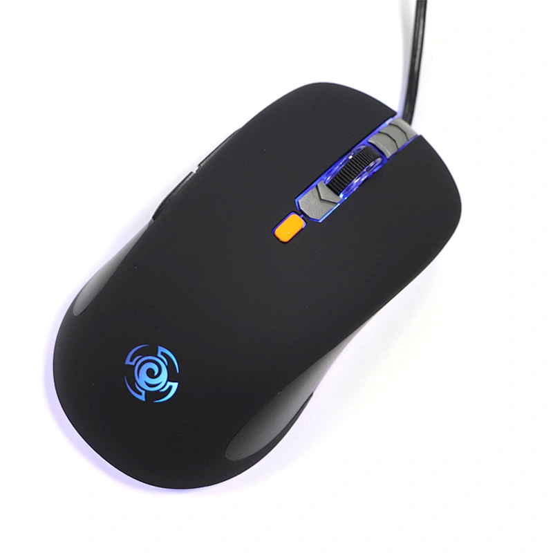Gaming Mouse 4000 DPI & 6 Programmable Buttons Professional Wired Mouse with Comfortable Full Size Mice