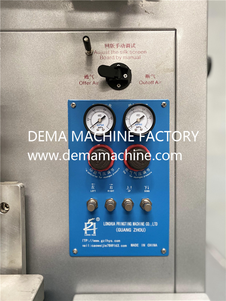 semi auto round screen printing machine parts