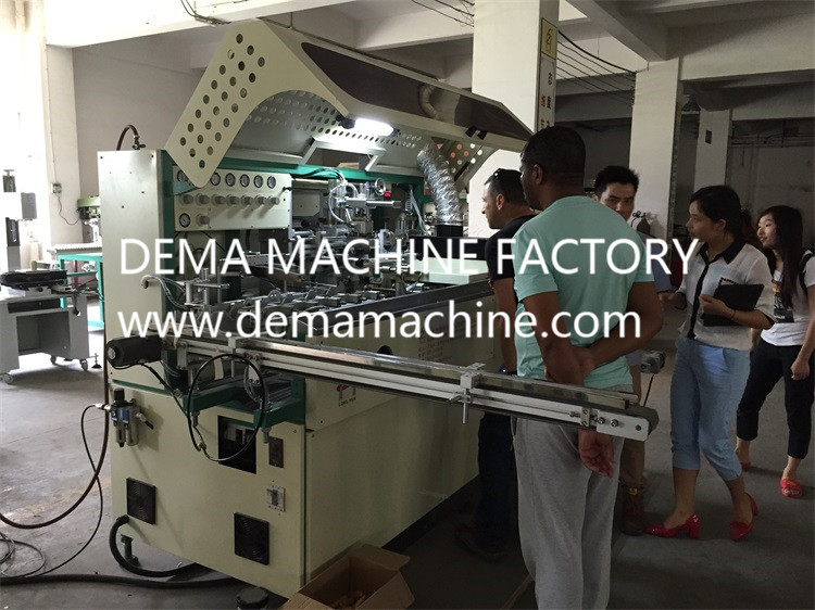 automatic cylinder screen printing machine