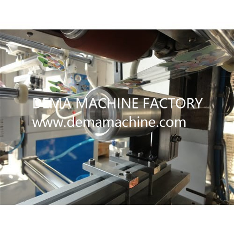 hot stamping foil printing machine printing effect