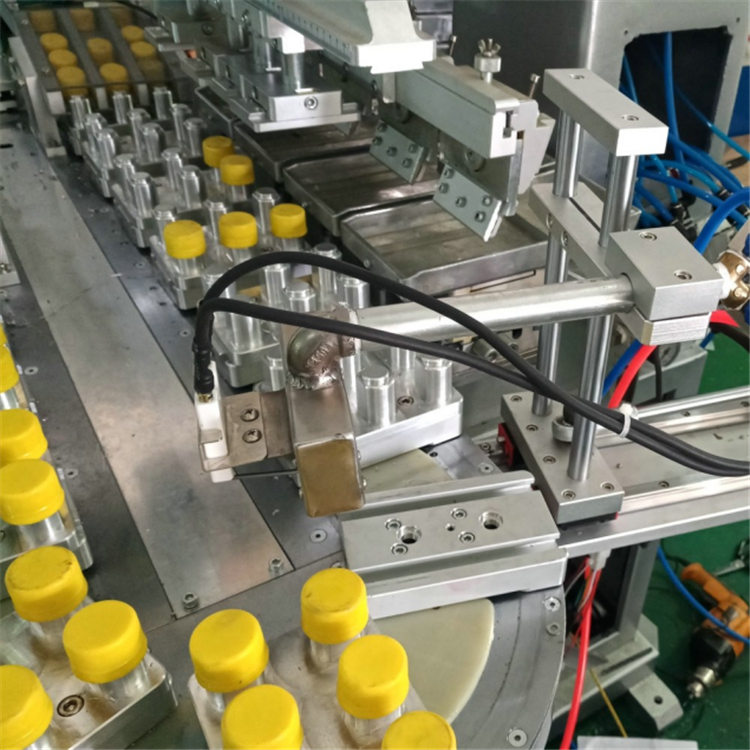 automatic bottle cap printing machine