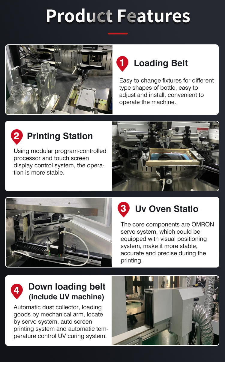 Automatic screen printing machine