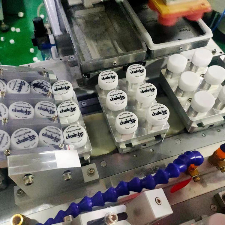 automatic bottle cap printing machine