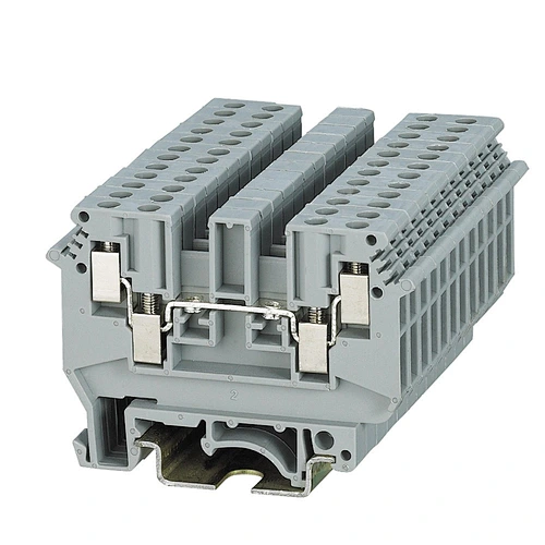 SUK-4/2*2 Feed Through Twin Type Terminal Block Double Layer Din Rail Terminal Block