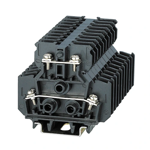 SND-15W Fuji Double Deck 2 Layer Din Rail Terminal Block Screw For AWG 22-14 End Cord Ring Insulated Ferrules Terminal