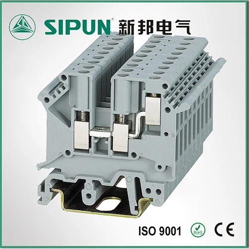 single inlet double outlet screw frame type connectors