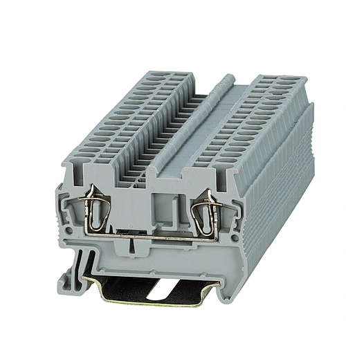 ST3-2.5 Spring Terminal Block Din Rail Mounted Brass Spring Wire Connector