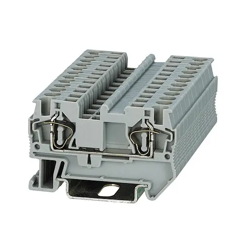 ST3-6 Electric Terminal Connector Spring Terminal Block Brass Spring ...