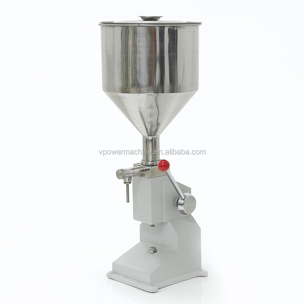 Liquid Filling Machine Manual 5 ml to 50 ml Liquid Bottle Filler Food Grade Drink Water Olive Oil Essential oil A03 No Electric