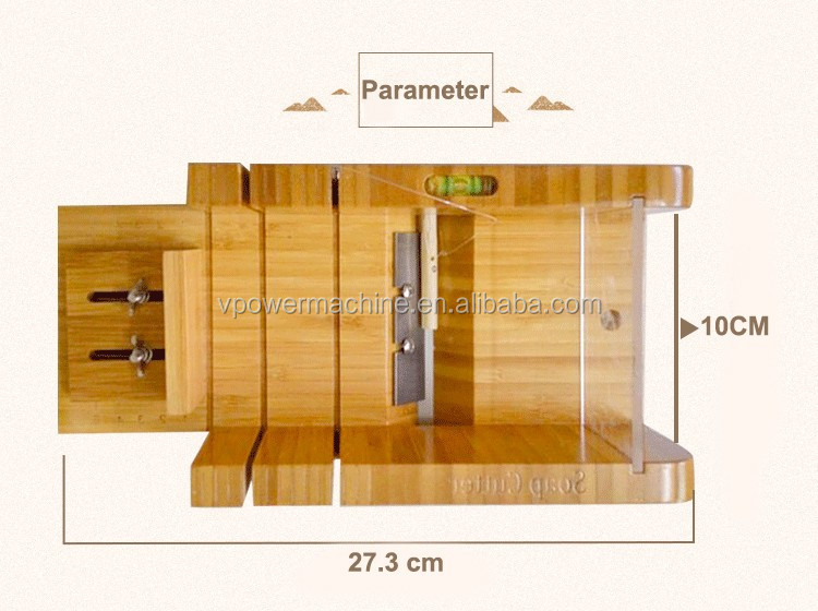 Soap Bar Cutter Tools Set-3 Multi-function Adjustable Wood Soap Loaf Cutting Box Stainless Steel Wavy & Straight Blade