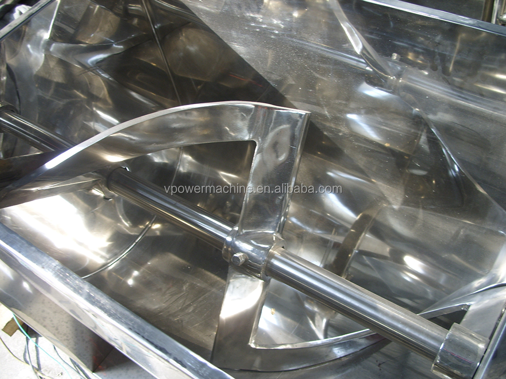High-Quality Stainless Steel CH Series Sigma Paddle Horizontal Trough Typed Ribbon Mixer For Soap Dry Powder
