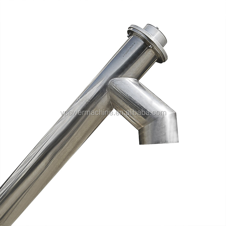 Stainless Steel Flexible Vertical Powder Screw Conveyor Feeder