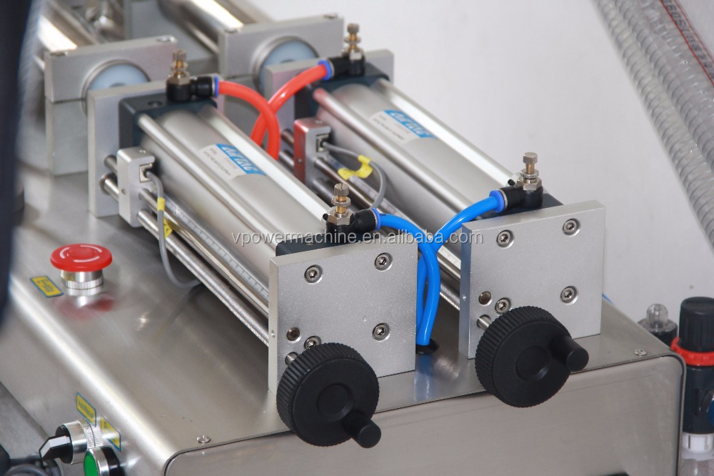 G2WG 5-5000 ml Semi-Automatic Double Head Paste and Liquid Filling Piston Machine for Ointment Cream,Shampoo,Soap Liquid,Honey