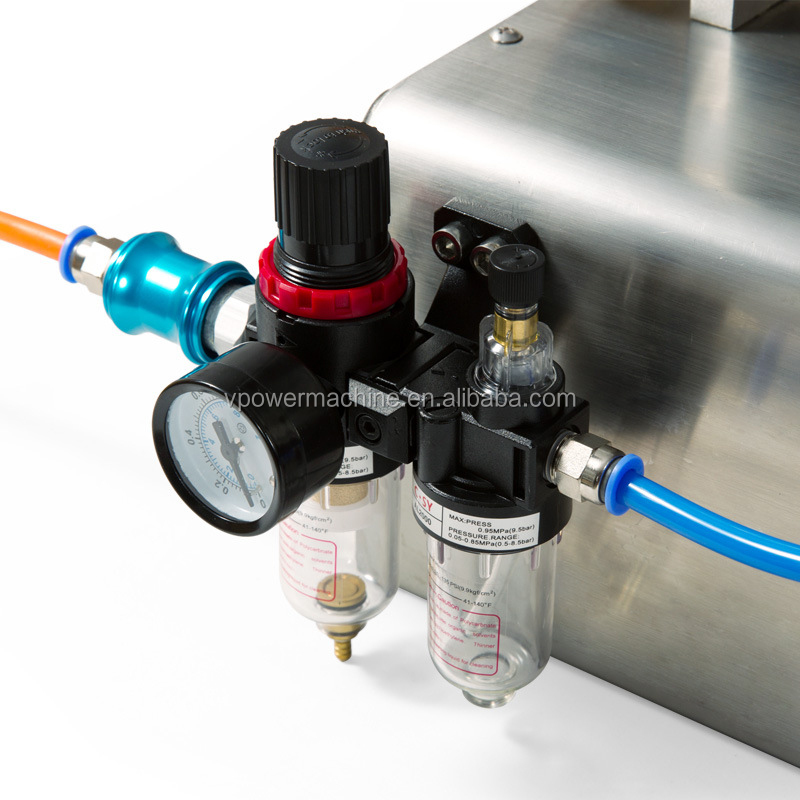G2WG 5-5000 ml Semi-Automatic Double Head Paste and Liquid Filling Piston Machine for Ointment Cream,Shampoo,Soap Liquid,Honey