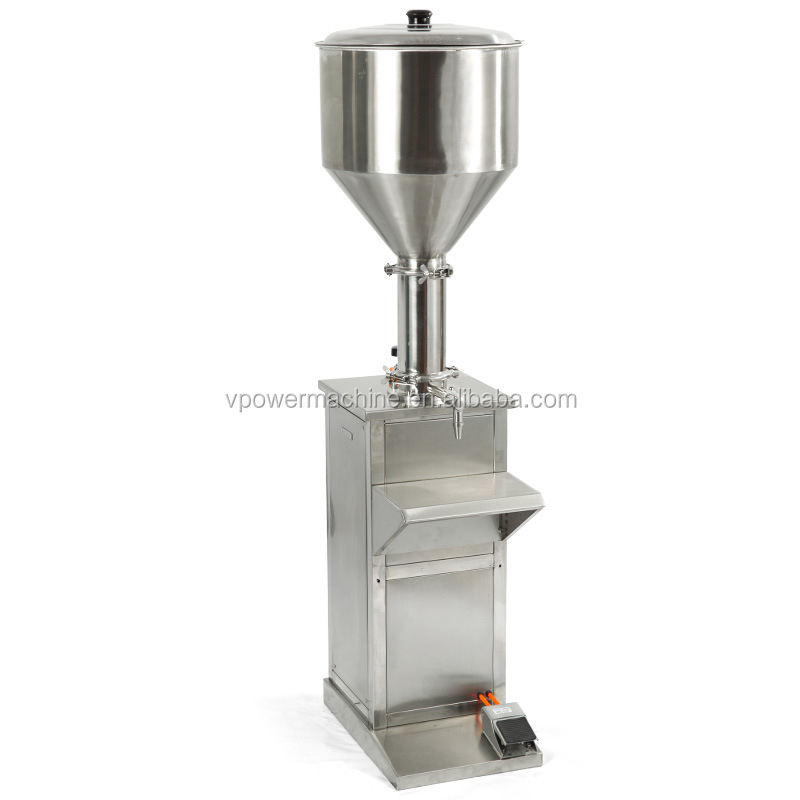 Vertical Pneumatic Automatic High Viscosity Paste Filling Machine For Detergent,Dish Washing Liquid,Shampoo