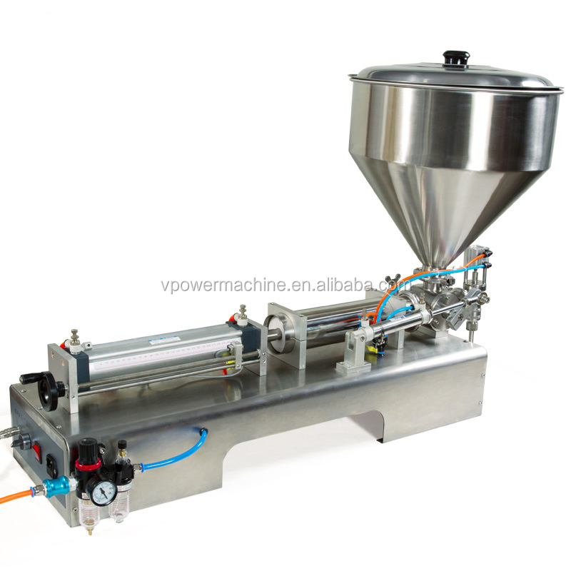G1WG 5-5000 ml Semi-automatic Single Head High Accuracy Pneumatic Piston Honey Filler /Paste Filling Machine For Liquid Bottle