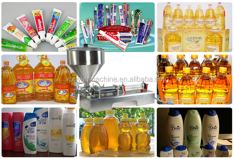 G1WG 5-5000 ml Semi-automatic Single Head High Accuracy Pneumatic Piston Honey Filler /Paste Filling Machine For Liquid Bottle