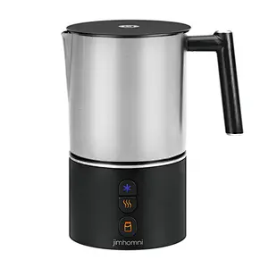 JIMHOMINI Detachable Electric Stainless Steel Jug Milk Frother and Milk Steamer  for any       kind of coffee like Latte,Cappuccino,milk warmer, Automatic foammaker and Heater with Hot Cold Functionality 120V/60Hz