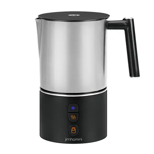 JIMHOMINI Detachable Electric Stainless Steel Jug Milk Frother and Milk Steamer  for any       kind of coffee like Latte,Cappuccino,milk warmer, Automatic foammaker and Heater with Hot Cold Functionality 120V/60Hz
