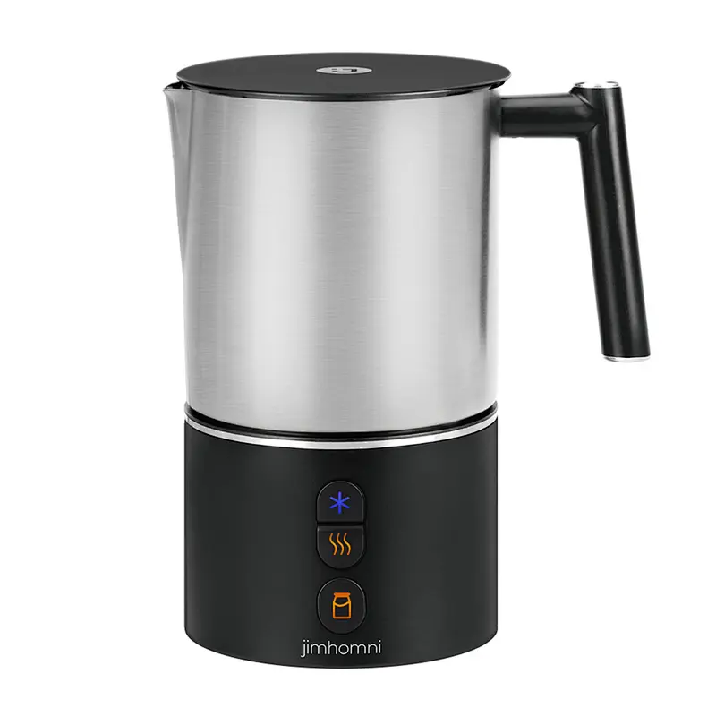 JIMHOMINI Detachable Electric Stainless Steel Jug Milk Frother and Milk Steamer  for any       kind of coffee like Latte,Cappuccino,milk warmer, Automatic foammaker and Heater with Hot Cold Functionality 120V/60Hz